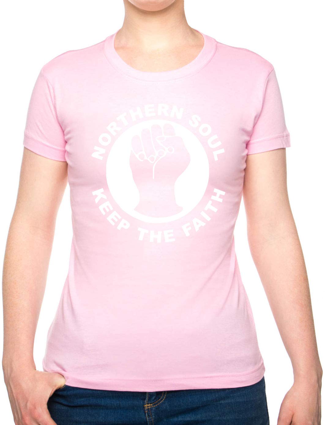 Print4U Northern Soul Music Lovers Womens T-Shirt Funny Birthday Ladies X-Large Pink