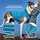 Kurgo Core Hunde-Pullover, Leichtes Fleece, Mit 2-Wege-Reißverschluss, Mit Hundegeschirr kompatibel, Größe XS, Blau