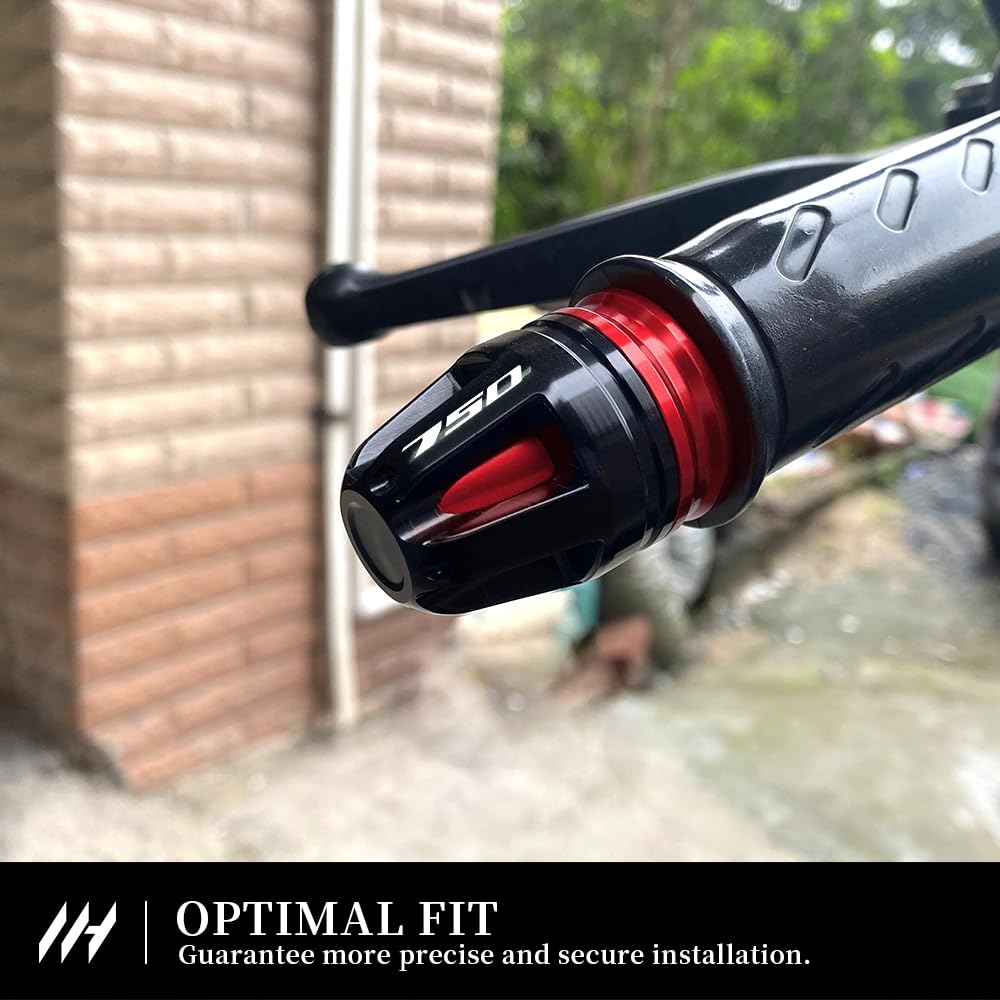Lenkerendstopfen für Motorräder für CB750 Hornet 2023-2026 (Rot) | NC 750 2014-2023 NC 750X 2014-2025 NC 750S 2014-2018 Forza 750 2021-2024 7/8” (22mm) Lenker Zubehör