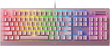 Razer BlackWidow V3 Mechanical Gaming Keyboard, Green Mechanical, Quartz | Tactile & Clicky, Chroma RGB Lighting, Compact Form Factor, Programmable Macro Functionality