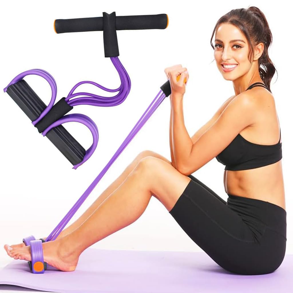 Proberos® Multifunction Tension Rope, 6-Tube Elastic Yoga Pedal Puller Resistance Band, Natural Latex Tension Rope Fitness Equipment, for Abdomen/Waist/Arm/Leg Stretching Slimming (B0CYG9FDB9) Amazon Price History, Amazon Price Tracker