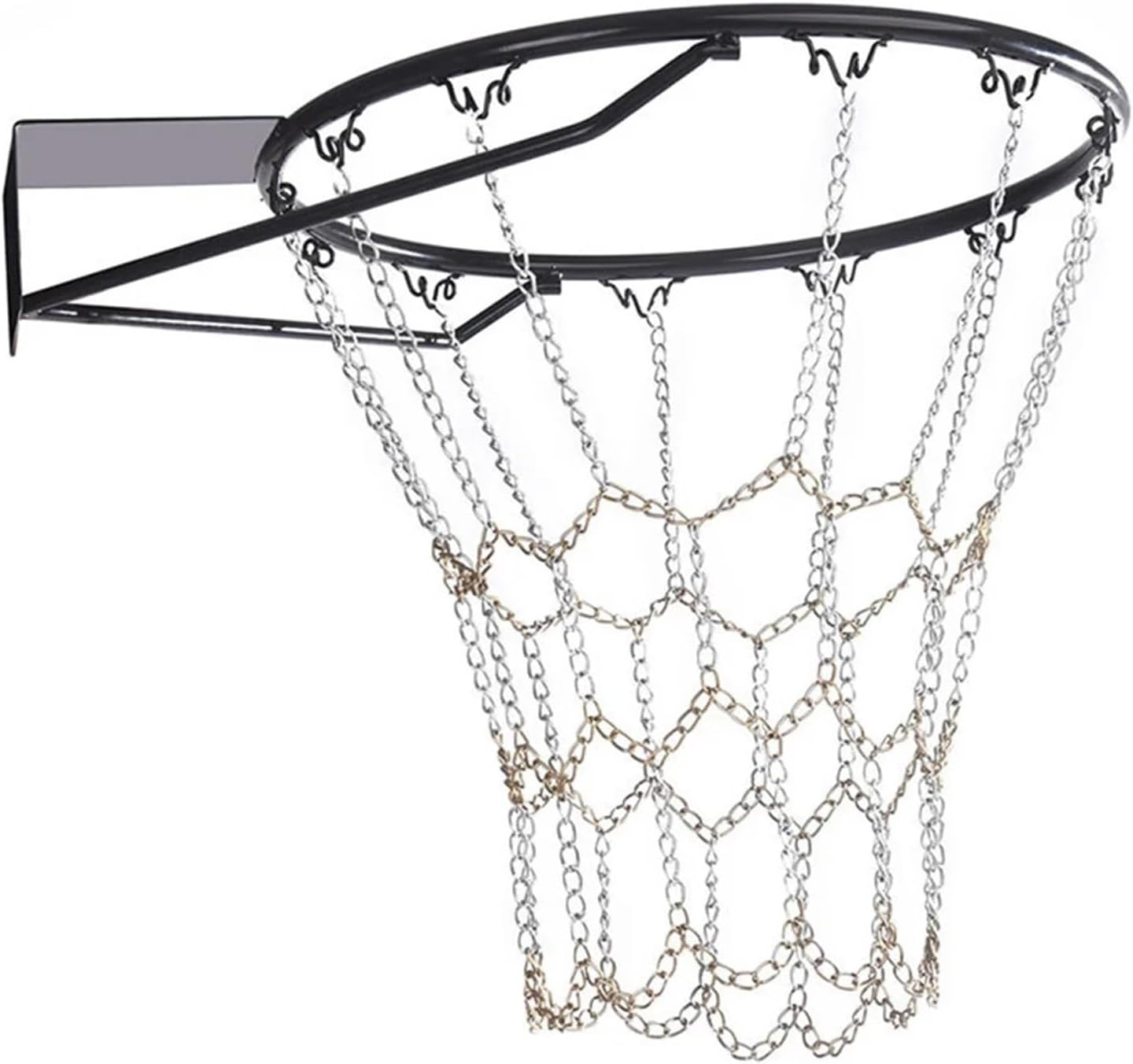Basketball Net Practical Portable Iron Chain Basketball Net for Home Outdoor for Outdoor Standard Basketball Hoop