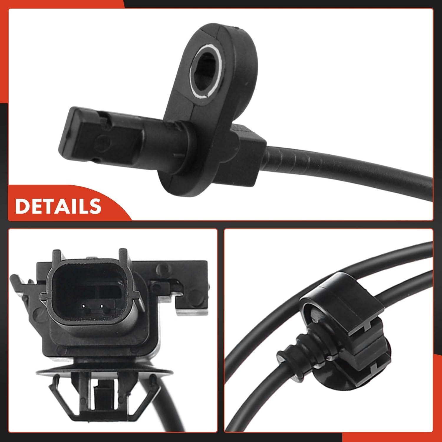 A-Premium ABS Wheel Speed Sensor Compatible with Honda Models - CR-Z 2011-2015, L4 1.5L, Hatchback - Rear Right Passenger Side, Replace# 57470-SZT-G01