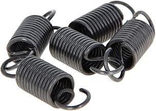MroMax Molla compressa estesa diametro 0,2 cm, OD 1,2 cm, lunghezza 4 cm, molla di tensione in acciaio inox, 5 pezzi