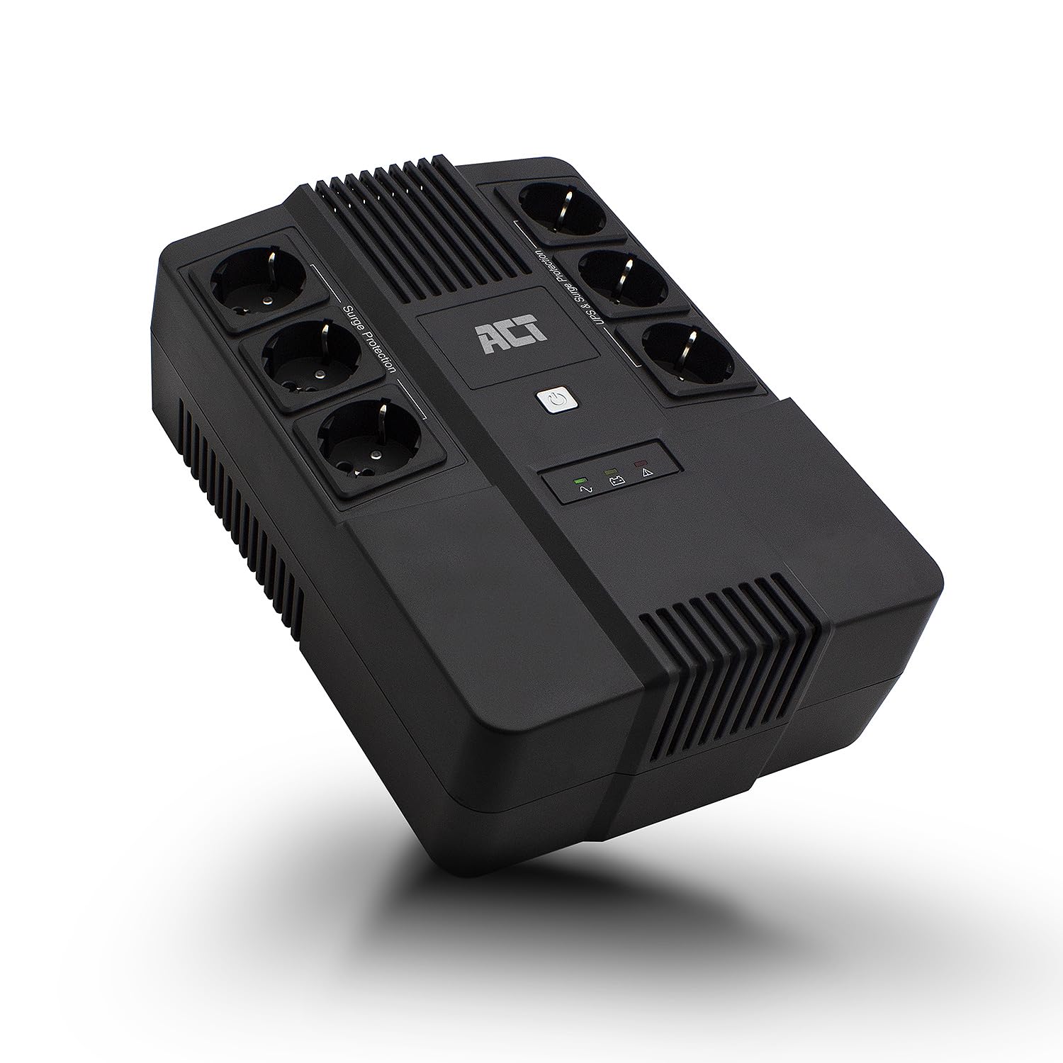 ACT Back-up Onduleur Line Interactive 600VA Batterie UPS Power Supply (6 Sorties Schuko, Protection Contre Les surtensions) AVR - AC2300