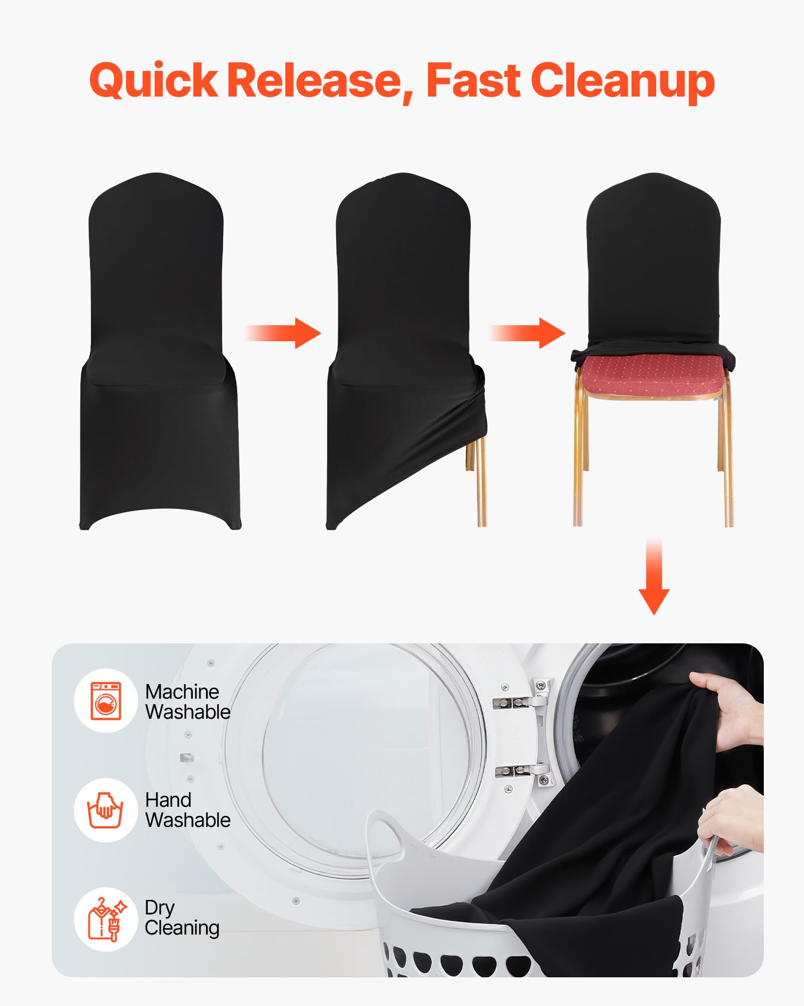 Stretch Stoelhoezen 2 Stuks Stoelhoes Stoelhoezen voor Eetkamerstoelen Verwijderbare Wasbare Eetstoelhoezen voor Hotel, Eetkamer, Banket, Decor voor Bruiloftsfeest(2 Stuks, Zwart)-X Stretch Stoelhoezen 2 Stuks Stoelhoes Stoelhoezen voor Eetkamerstoelen Verwijderbare Wasbare Eetstoelhoezen voor Hotel, Eetkamer, Banket, Decor voor Bruiloftsfeest(2 Stuks, Zwart)-X