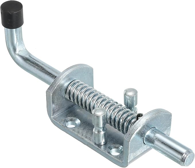 PATIKIL Spring Loaded Latch Pin 6.5", Iron Security Latch