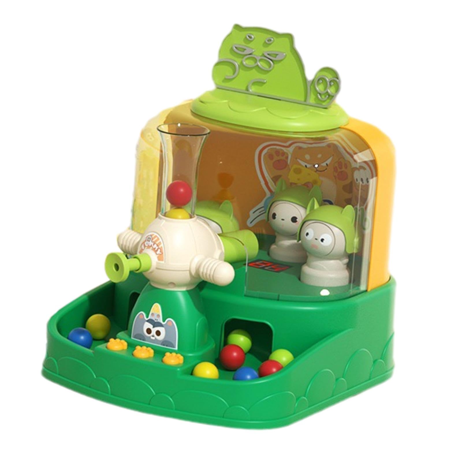 Sharplace Mini Gioco Arcade Elettronico, Gioco "colpisci La ", Gioco con Suoni, Giocattolo per Bambini, VERDE, Taglia unica bambino