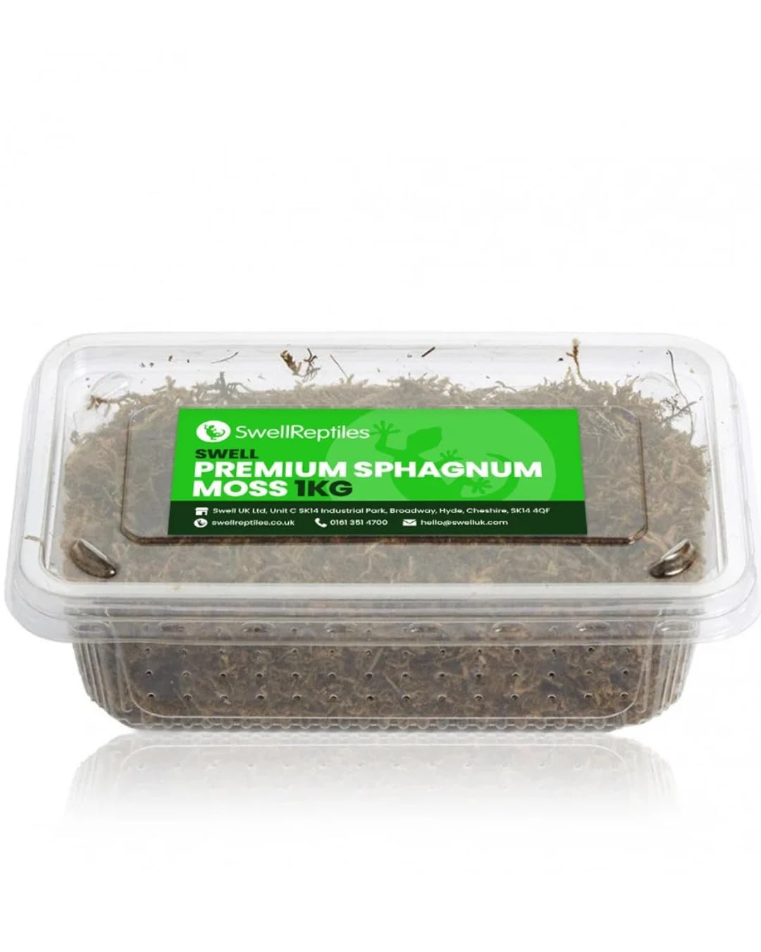 Swell Premium Sphagnum Moss 1KG Tub For Reptiles And Plants. Suitable For Tortoise, Snakes And Orchids.