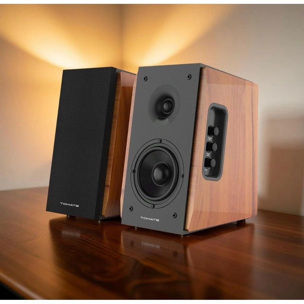 Caixa De Som Ativa Monitor Bluetooth Óptico Mts 2046 Preto