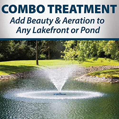 Crystalclear Algae D-Solv Pond Algae Control, Fast-Acting Epa Registered Algaecide, Use In Fountains & Outdoor Ponds Containing Koi & Other Fish, Treats 115,200 Gallons, 2.5 Gallons #TOP6
