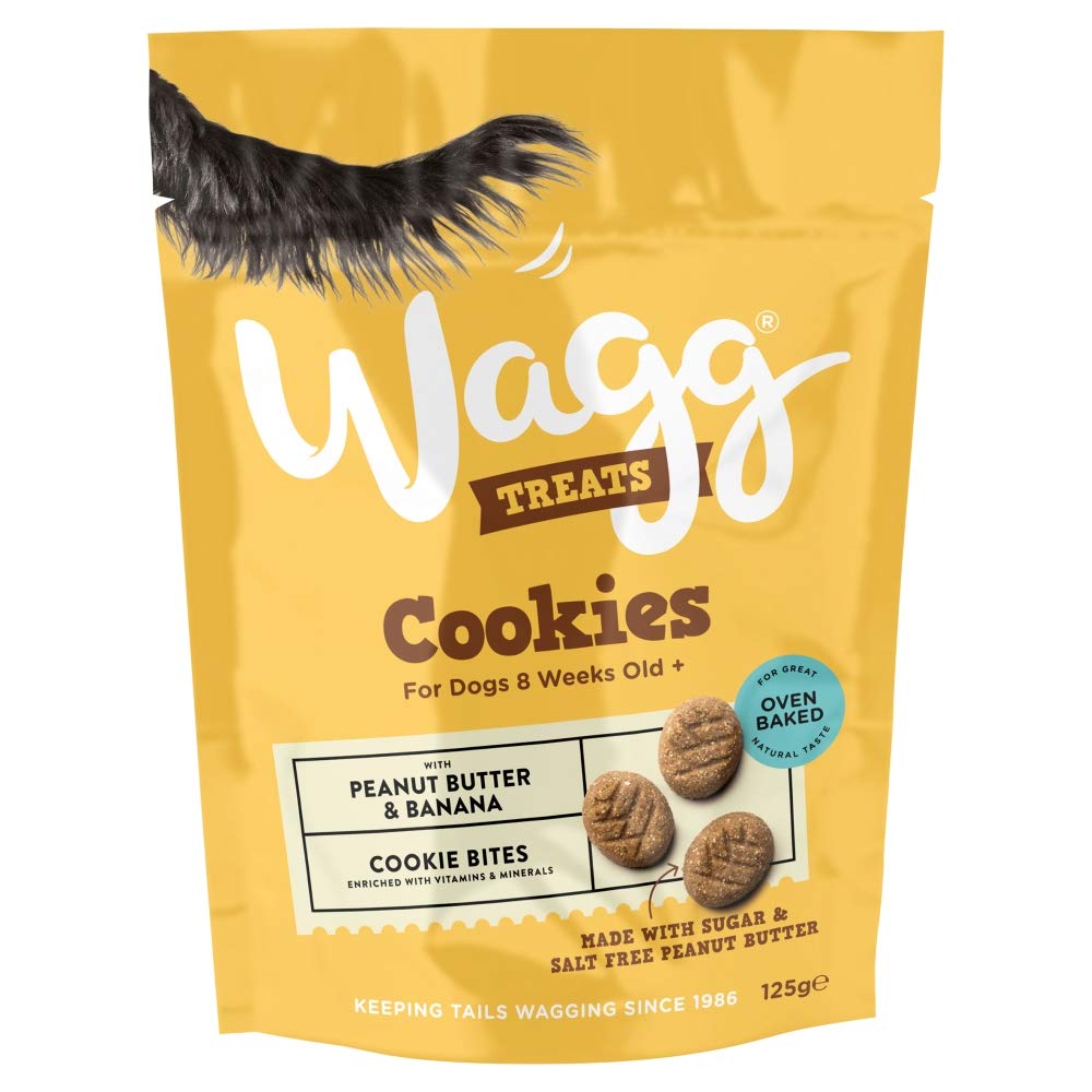 Wagg Dog Cookies with Peanut Butter and Banana, 125g (B07YB3LD69) Amazon Price History, Amazon Price Tracker