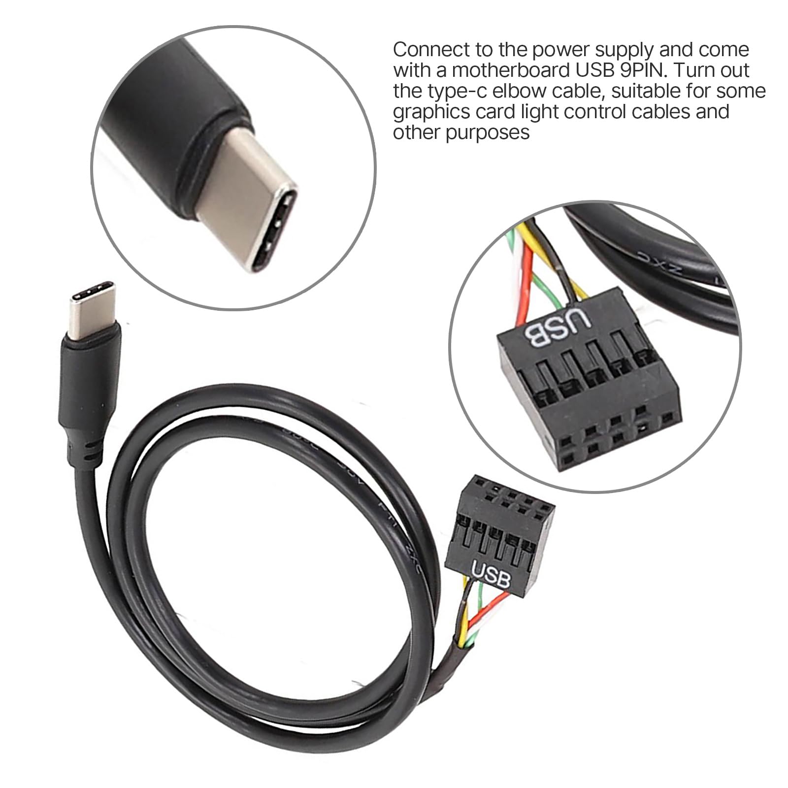 PCケーブル・コネクタ USB Amazon.co.jp: USB 9 ピンオスマザーボード USB C オスアダプタ延長