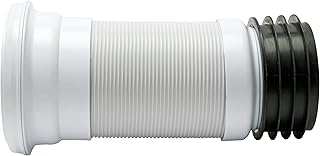 Fluidmaster ZB38307 Flexi Conn-Long WC Pan Connector, White