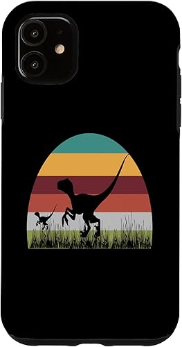 Miniatura 7 de iPhone XXS Dinosaur TRex Raptors Funny Dino dinosaurs retro Case