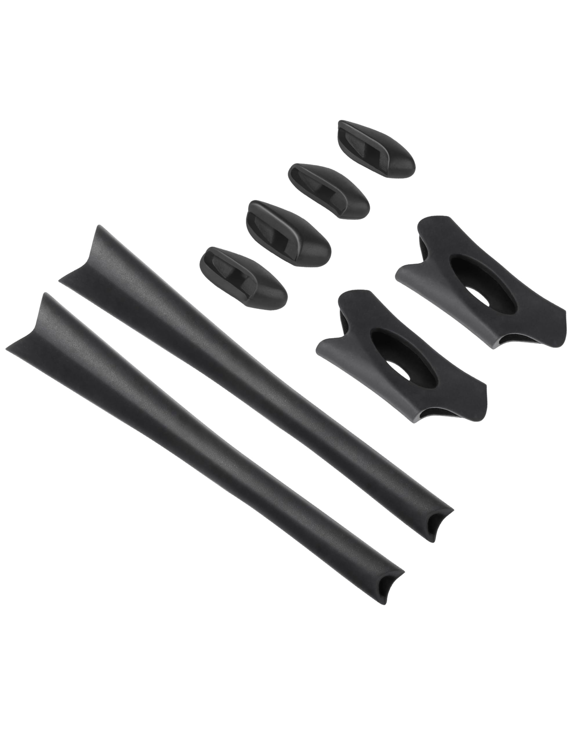 Blazerbuck Men's Black Sock Kits Earsocks & Nosepieces For Oakley Flak Jacket Xlj Sunglass