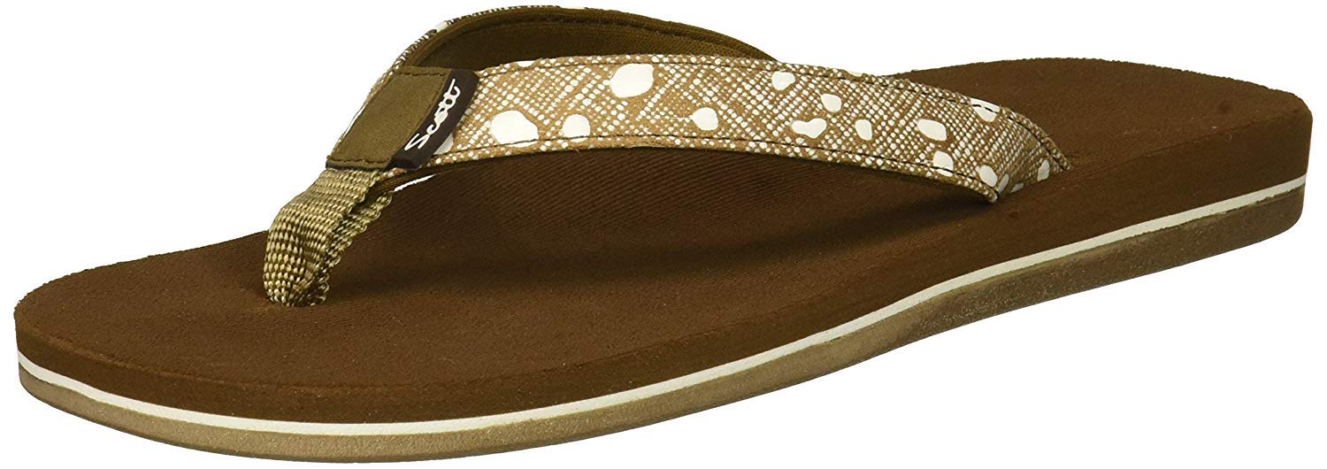 Scott HawaiiScott Hawaii Sandals for Women | Hanalei Every Day All-Day Cushioned Flip-Flop | Arch Support Secure Toe Post | Polka Dot Designed Strap Soft Neoprene Lined Water Ready Adventure Scotts