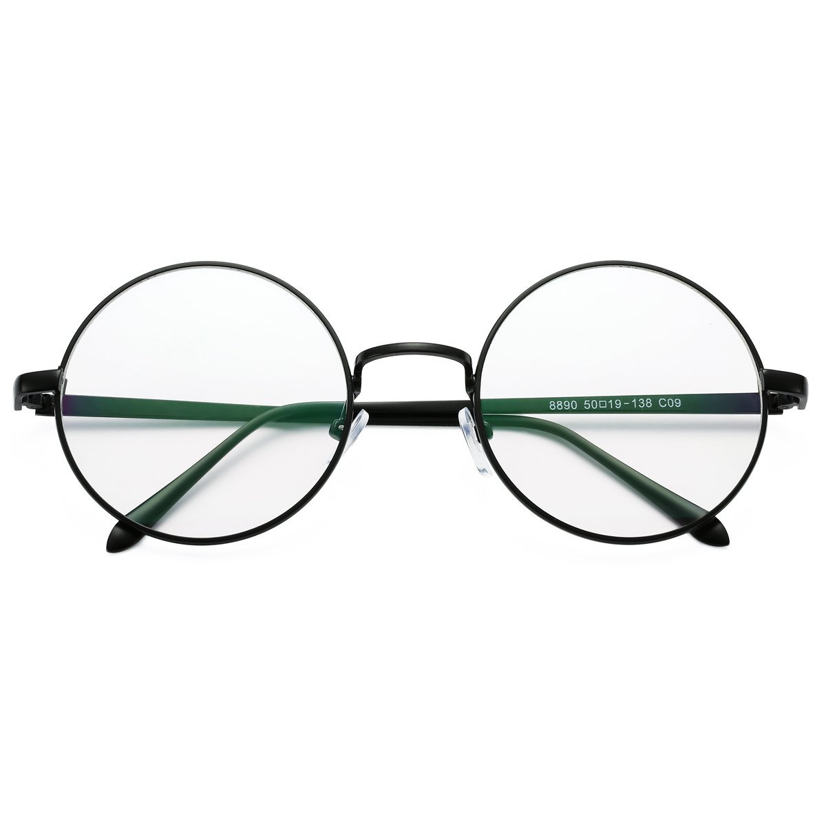 Pro Acme Retro Round Metal Frame Clear Lens Glasses Non-Prescription