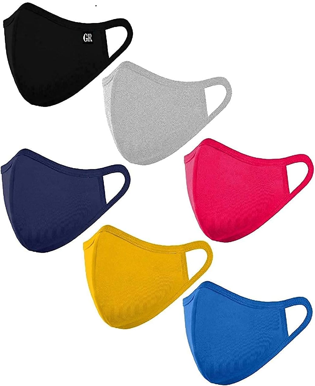 GR DESIGN Kids Cloth Face Mask 100% Cotton Reusable Anti Pollution Unisex.