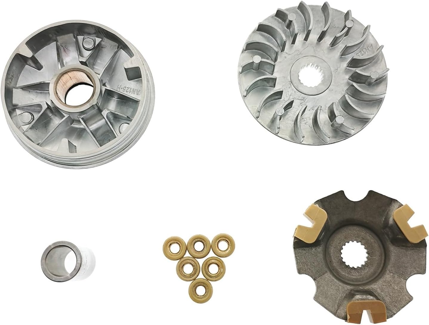 LONO】シルバー○小さめターコイズ&イニシャルM○ネックレストップ