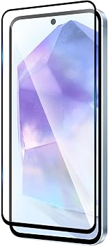 Premium Screen Protector Unbreakable Glass Galaxy A55 Providing Extra Strong Full Protection for Teknoft Samsung Galaxy A55, 9H Hardness Stain and Fingerprint-Free HD Image