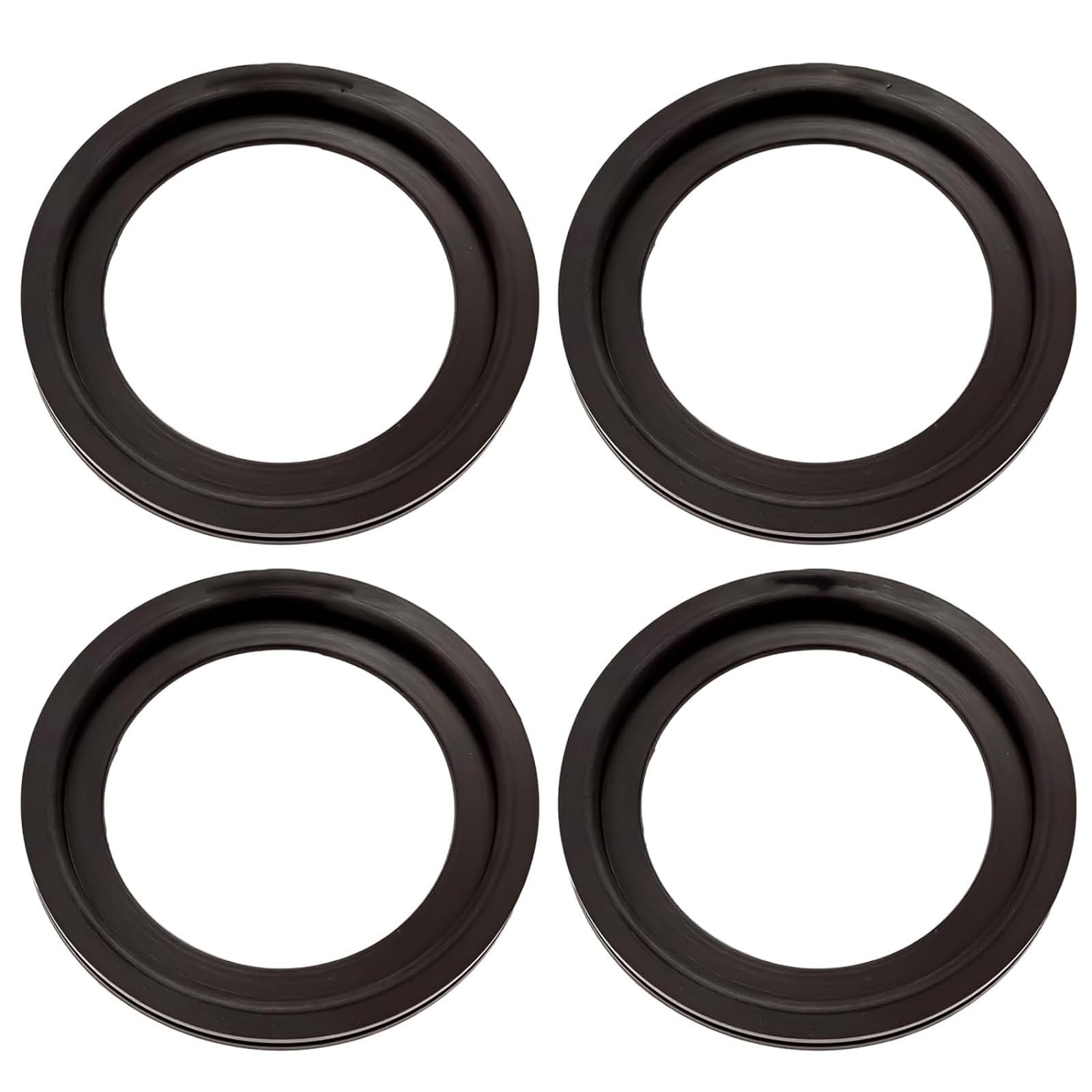 THE WHITE SHOP 4PCS, Rv Toilet Seal Kit, 385311658 Flush Ball Seal Gasket Replacement for Dometic 300/310 / 320 RV Toilets, Replacement Part for Rv and Trailer Toilets Solve Leakage Problem(Black)