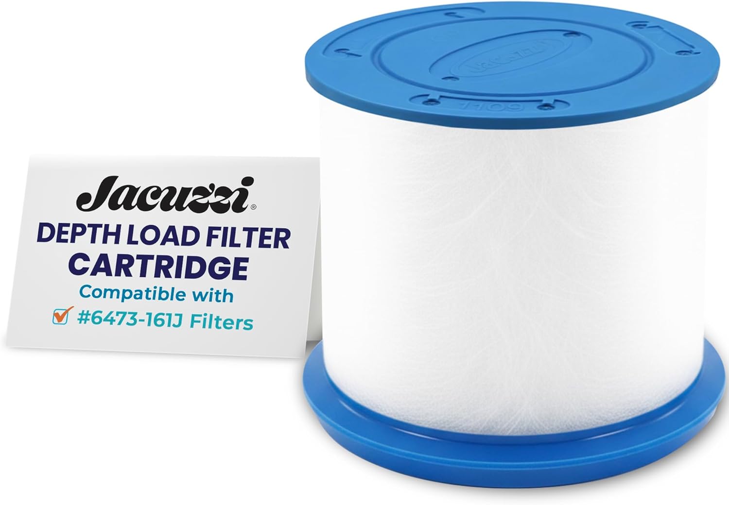 Jacuzzi ProClarity Depth Load Filter 6473-161J, Replacement Spa Filter for Hot Tub, Fits 2012+ J-400 & J-500 Series and Select J-300 Models, Ultra-Fine Filtration for Clean & Crystal-Clear Water