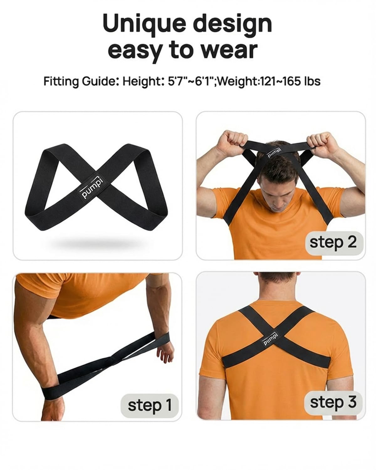 RNEMP® 1/8" Ultra-Slim Invisible Posture Corrector For Men, High-Airflow Breathable Fabric Upper Back Brace Posture Corrector Under Shirt For Gen Z Professionals,Business Meetings & Date Night