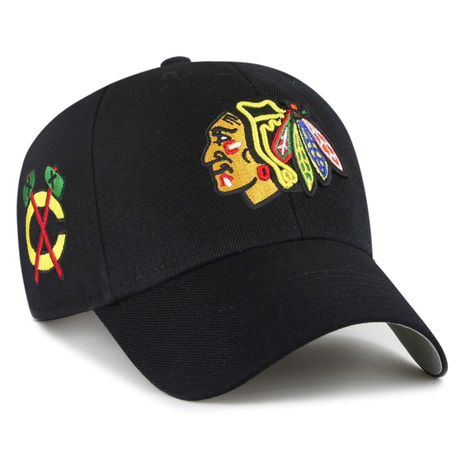 47 Brand Curved Snapback Cap - Sure Shot Chicago Blackhawks