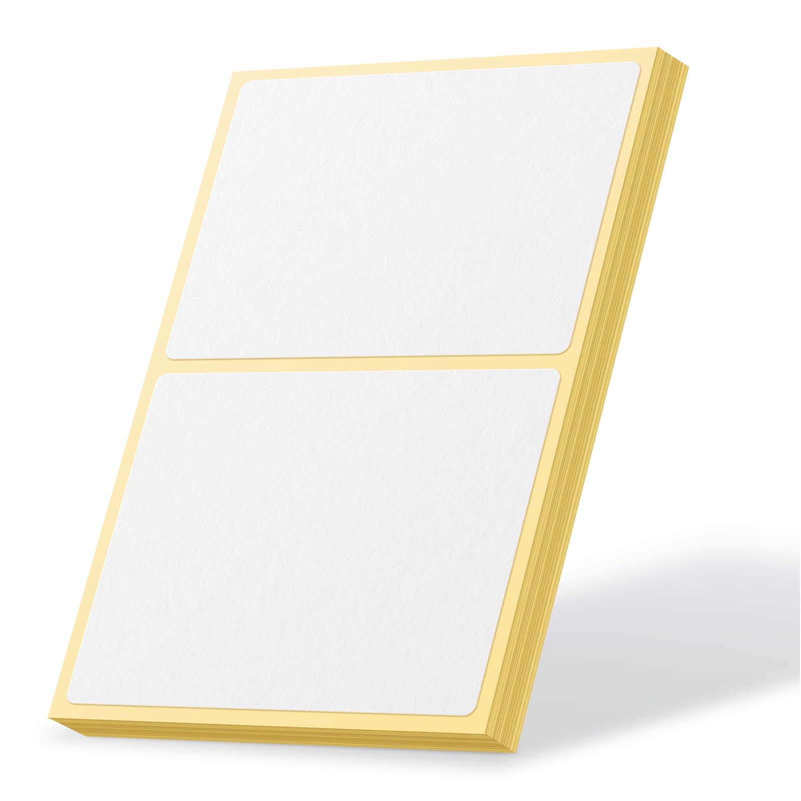 150 Plain Address Labels Stickers 100 x 75mm, Self Adhesive Labels, Large Sticky Label, Postage Shipping Packing Label 4" x 3" for Envelope Storage Post Box Parcel for Thermal Inkjet Ribbon Printer