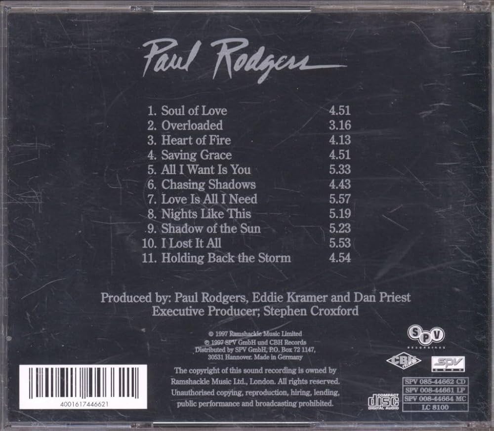 ☕Paul Rodgers ボールロジャース NOW レコード Amazon.co.jp: ナウ: ミュージック