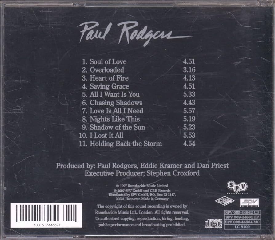 ☕Paul Rodgers ボールロジャース NOW レコード Amazon.co.jp: Now: ミュージック