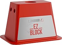 Vista 1 de Andersen Hitches EZ - Bloque de gato rectangular funciona con clavijas de tijera, Rojo