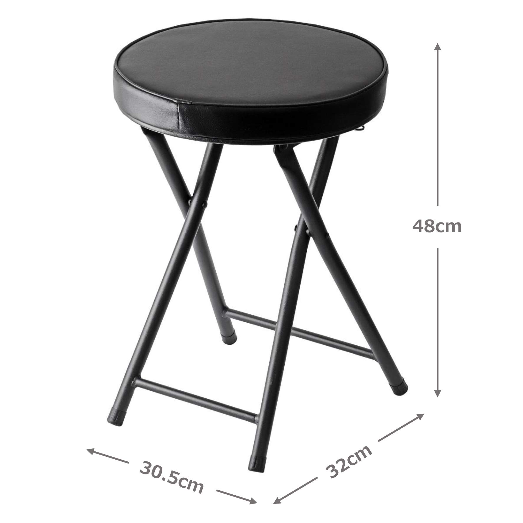 Amazon｜【BLKP】 パール金属 折りたたみ パイプ チェア 限定 マット