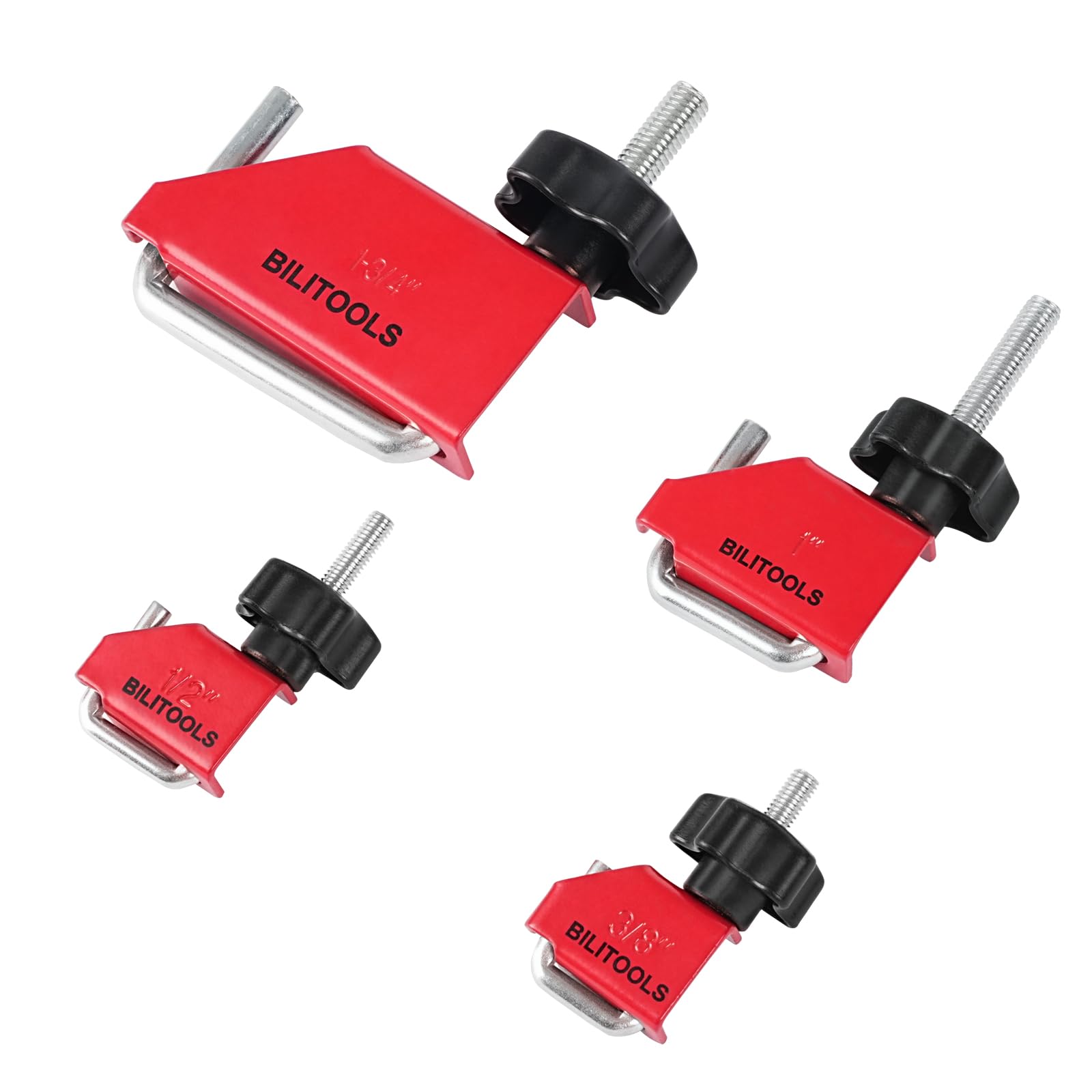 BILITOOLS 4 Piece Hose Pinch Off Pliers Clamp Pliers for Flexible Fuel Line Coolant Radiator Brake Hoses Clamp Tool etc, Without Damaging the Line