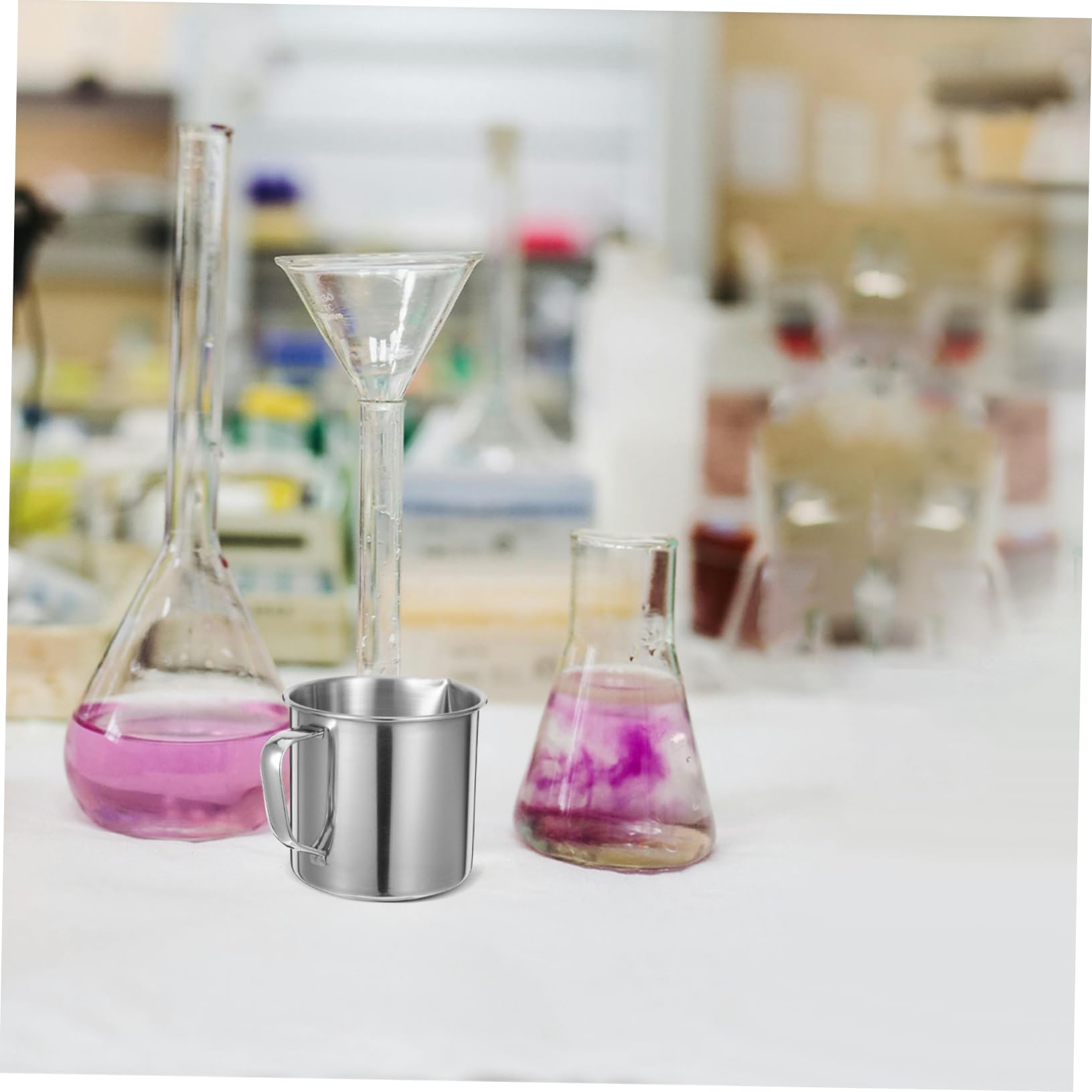 Cabilock 3 piezas Copa Inoxidable con Graduada Vaso Medidor de Resistente y Fácil de Limpiar para Cocina y