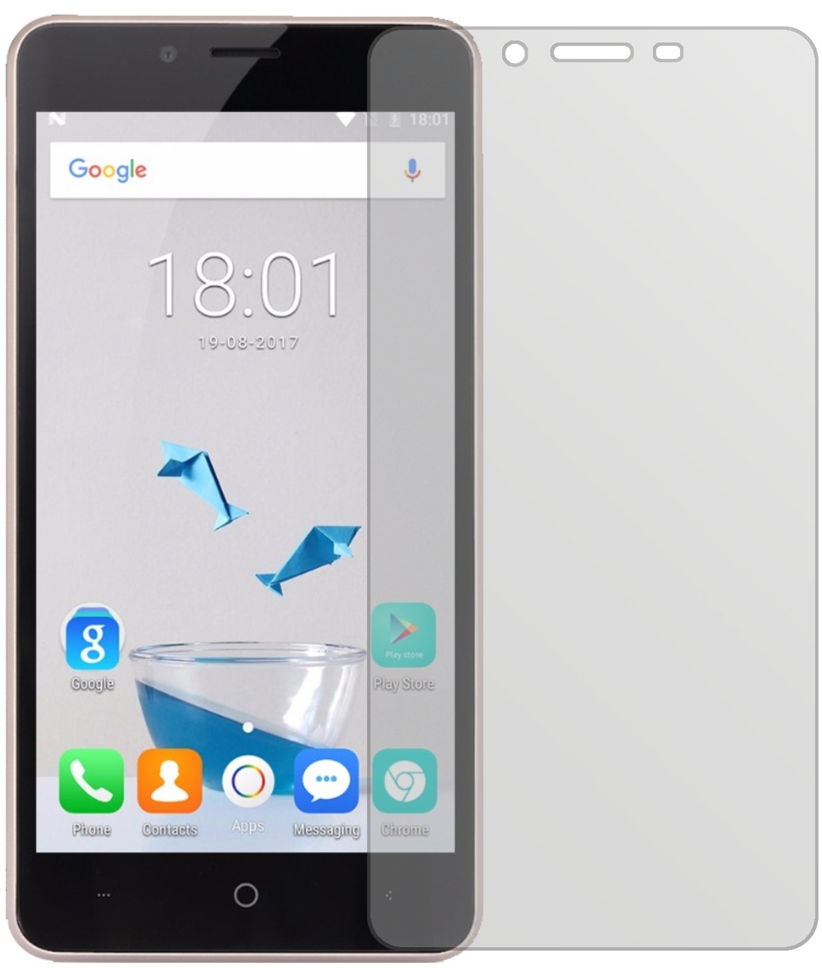 Dipos Pellicola Protettiva Antiriflesso Per Leagoo Kiicaa Mix - 2 Pezzi, Opaca, Anti Impronte, Made In Germany