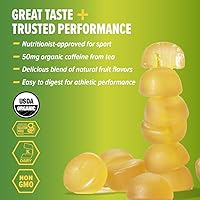 Vista 3 de Honey Stinger Stingerita - Masticable energético con cafeína de lima, sin gluten, con cafeína, para ejercicio, correr y rendimiento, nutrición