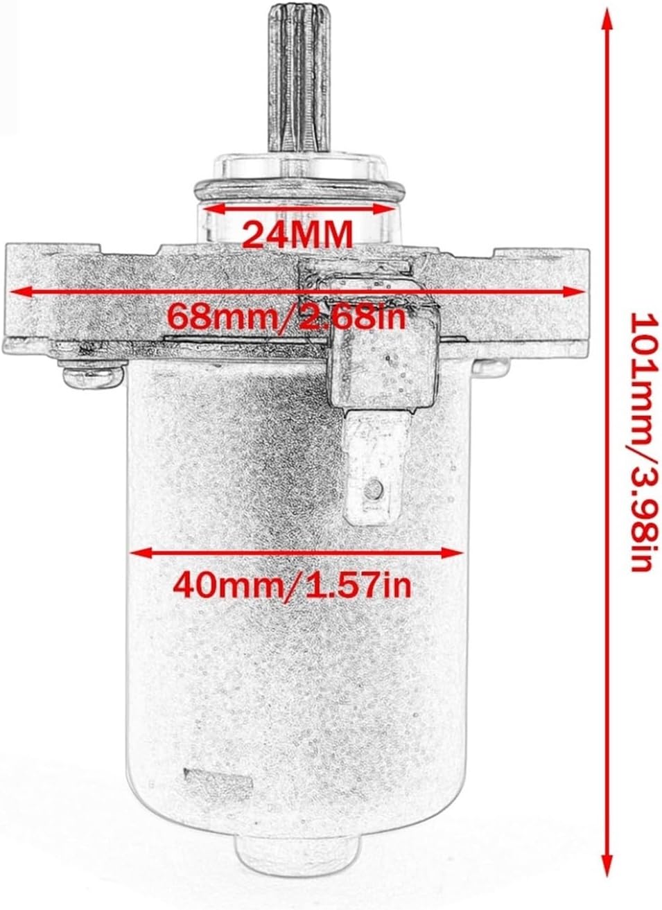 スターターモーター スズキ LTZ50 LT-Z50 と互換性あり スズキ スターターモーター スズキ LTZ50 LT-Z50 と互換性あり スズキ