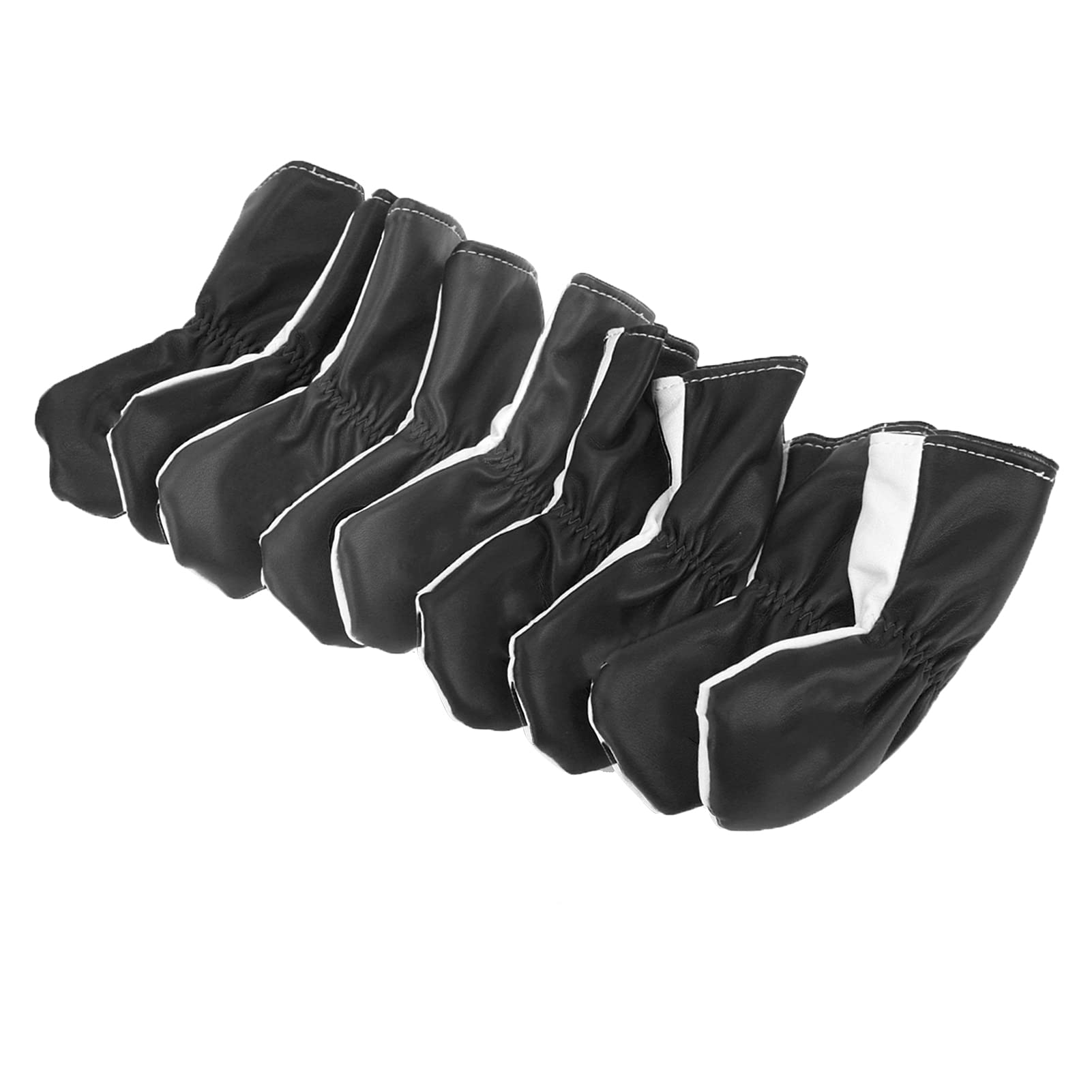 9 Fundas para Palos de, Tela de PU Impermeable, Suave y Duradera con Bordado de Dibujos Animados para Protección de la Cabeza de Hierro