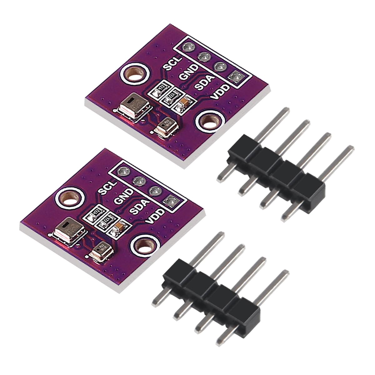 UMLIFE 2PCS AHT20+BMP280 2 in 1 Temperature Humidity Air Pressure Module High-Precision Digital Temperature and Air Pressure Sensor