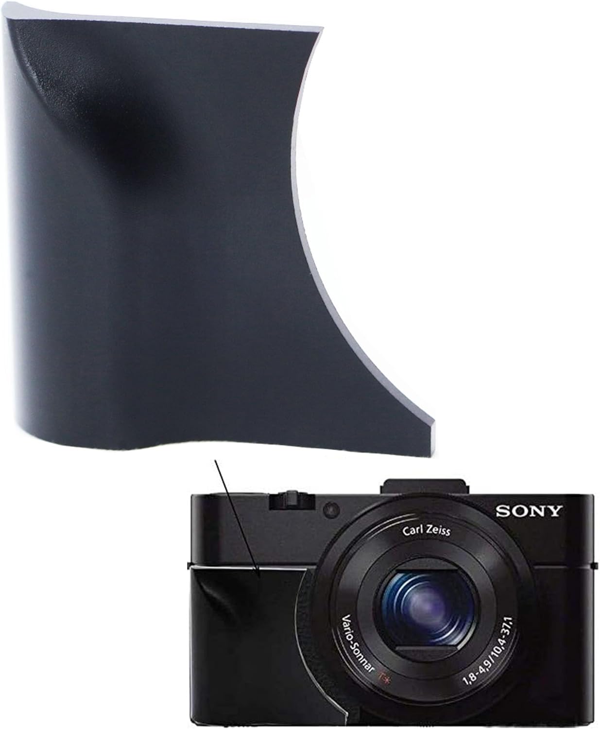 PCTC Attachment Grip Compatible for Sony AGR2 DSC-RX100 DSC-RX100M2 DSC-RX100M3 DSC-RX100M4 DSC-RX100M5 Digital Cameras