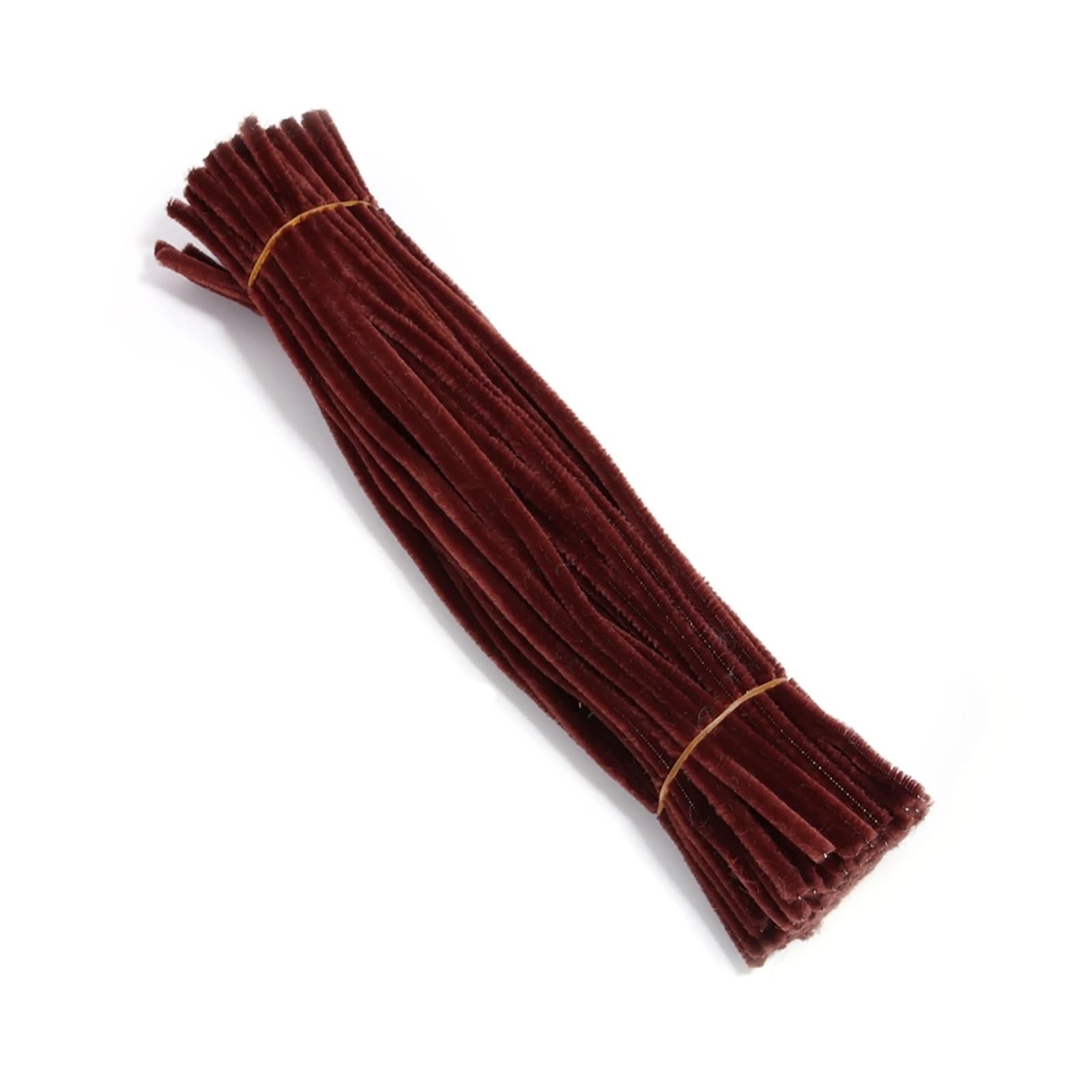 TGDGFKIAS Cure-pipes pour loisirs créatifs, Cure-pipes tiges chenille 30 cm paquet de 100 fournitures d'artisanat multicolores(Deep Brown)