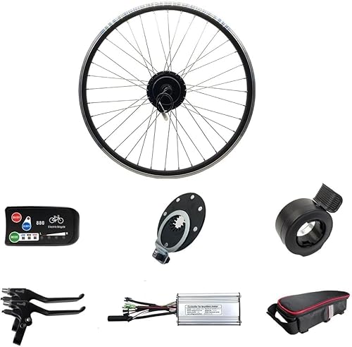 36V / 48V 500W 16 '' / 20"/ 24" / 26"/27.5" / 28"/ 700CtgzC[d]ԕϊ[^[LbgAKT-LED880fBXvCtuVXMAnu[^[B (36V 20 inch)