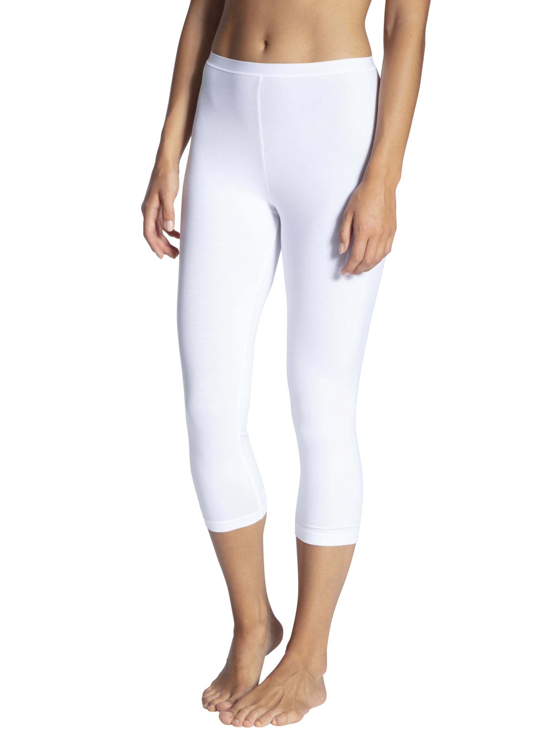 Calida Women's Natural Comfort Slip, White (Weiss 001), 22 (Manufacturer Size: Large)