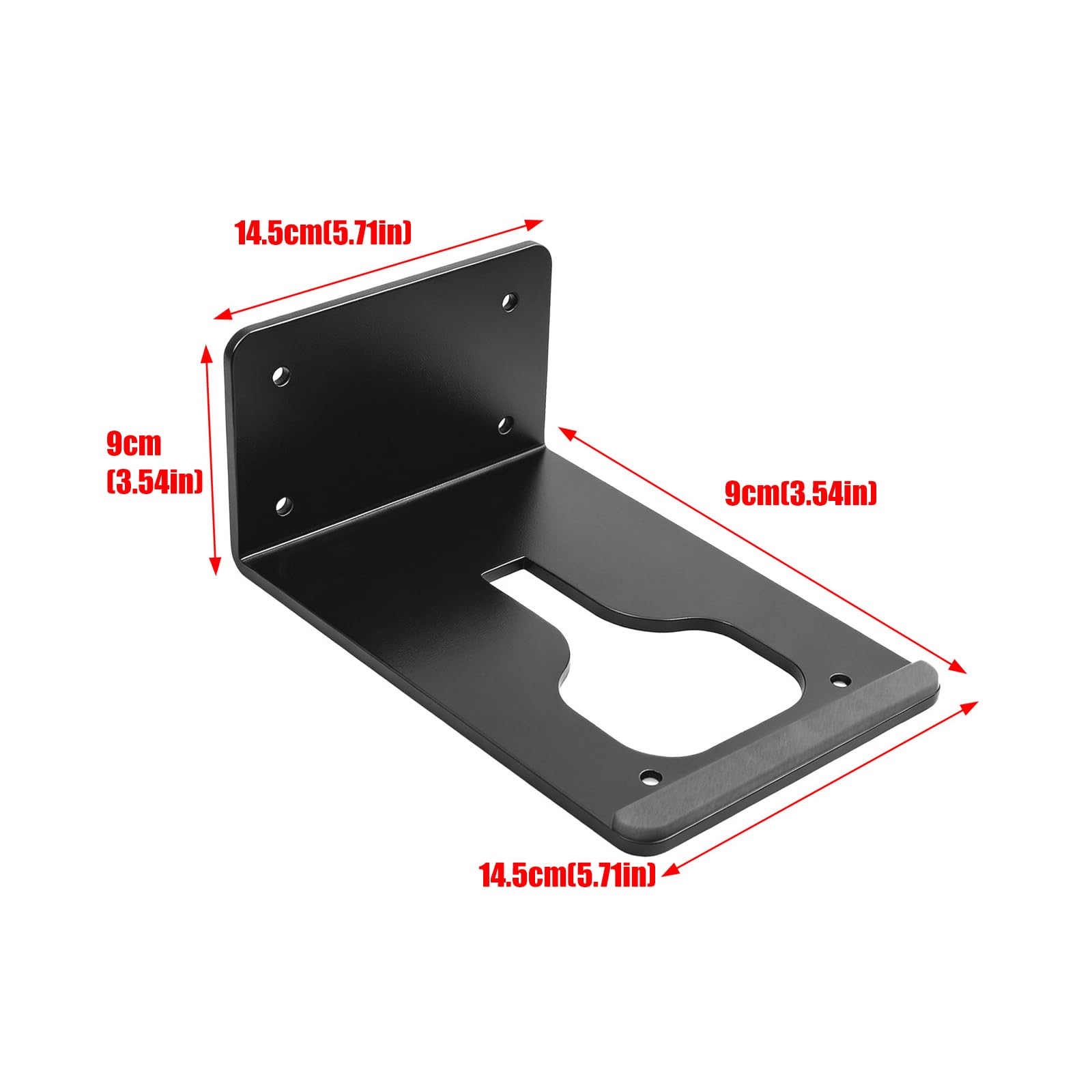 Soporte de metal montado en la pared para Home 600, para disipación de sonido y calor, ideal para espacios de vida compactos, soporte para conferencistas montado en la pared