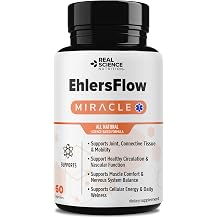 Real Science EhlersFlow - Mobility Support Supplement for Flexibility, Connective Tissue & Active Lifestyle Wellness - with Vinitrox & GABA for Healthy Circulation & Movement - Made in USA, 60 Caps