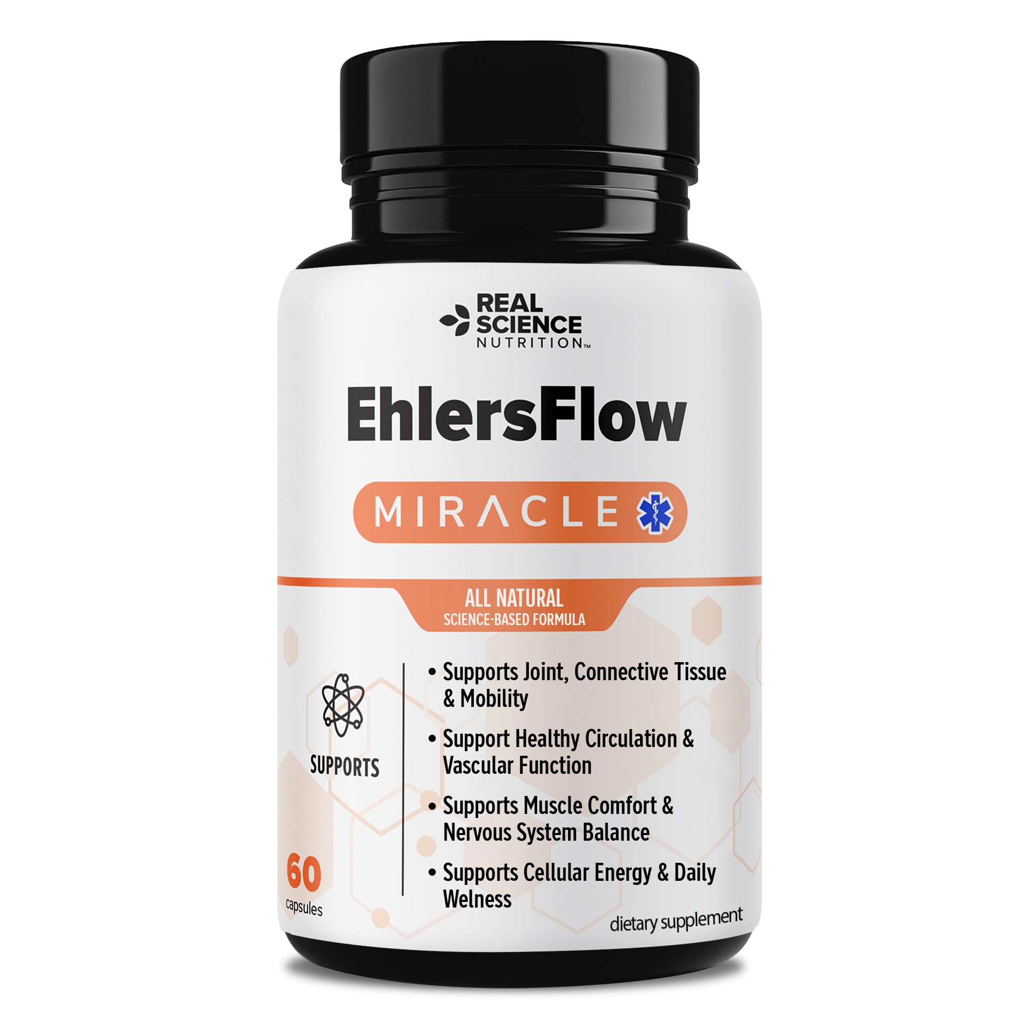 Real Science Nutrition Suplemento de Óxido Nítrico com Vinitrox®, GABA e vitaminas C, D, K, B6 e B12, 60 cápsulas