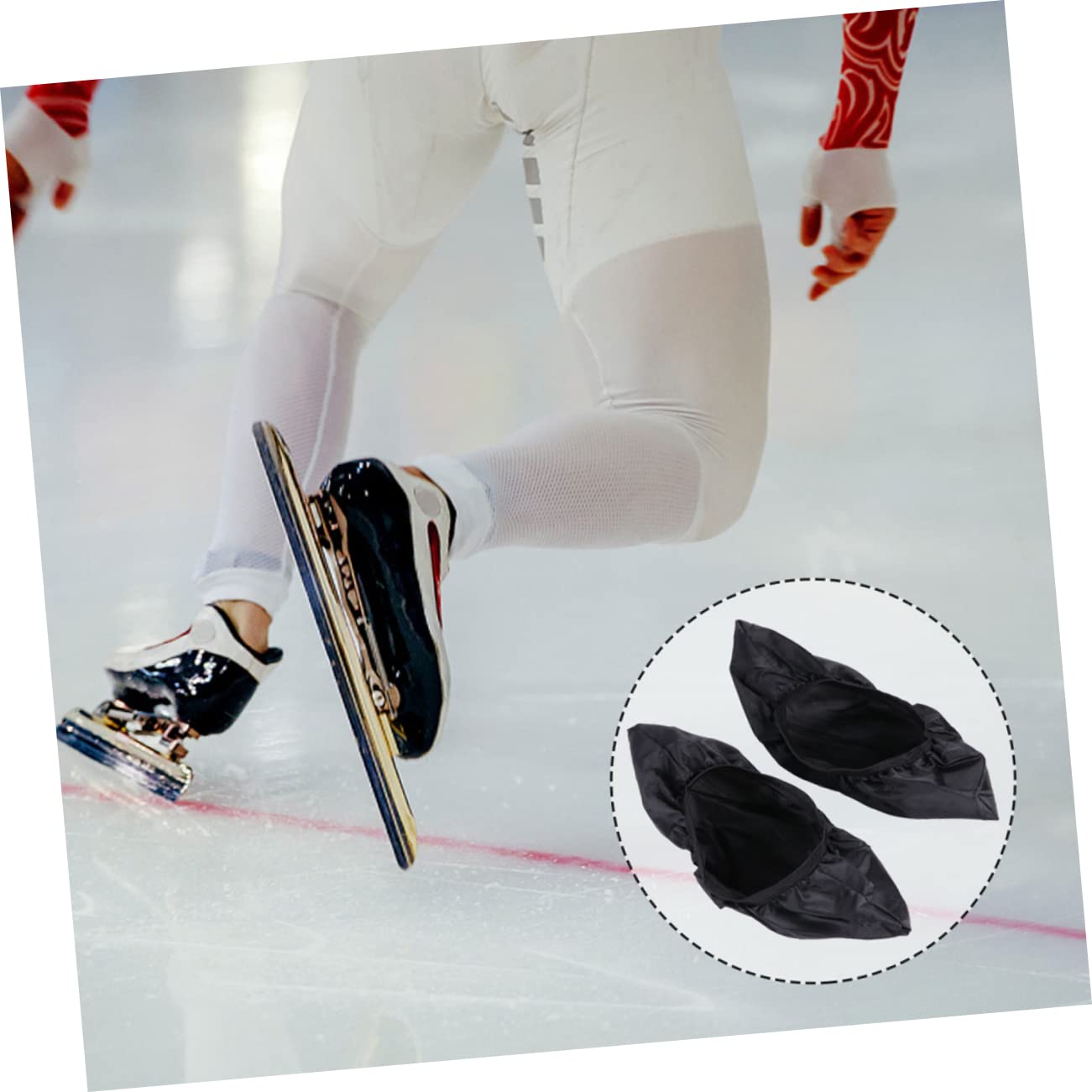BESPORTBLE 10paare Elastische Kufenschoner Für Eiskunstlauf Und Hockeyschlittschuhe Schutzabdeckungen Für Schlittschuhe Für Eislaufsport Und Inline-Skating
