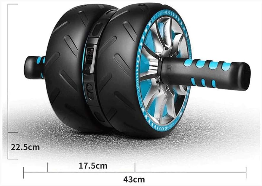Sporting Goods Ab Wheel Non-Skid Wheels and No-Slip Comfort Grips Home Gym Equipment for Abdominal Exercise